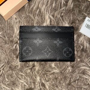 Louis Vuitton Black Monogram Card Holder